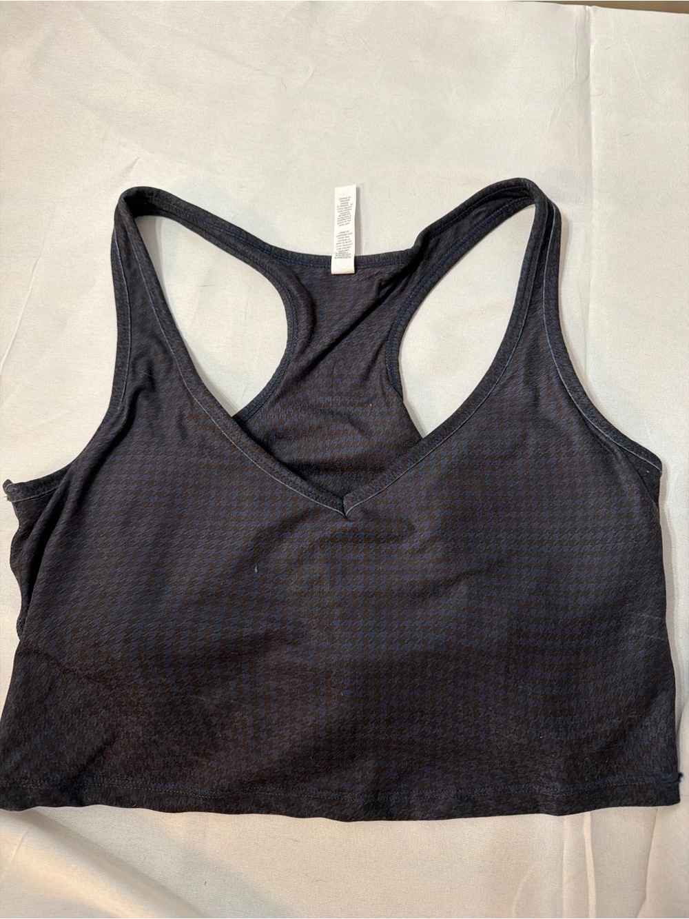Sage Charcoal V-Neck Racerback Sports Bralette